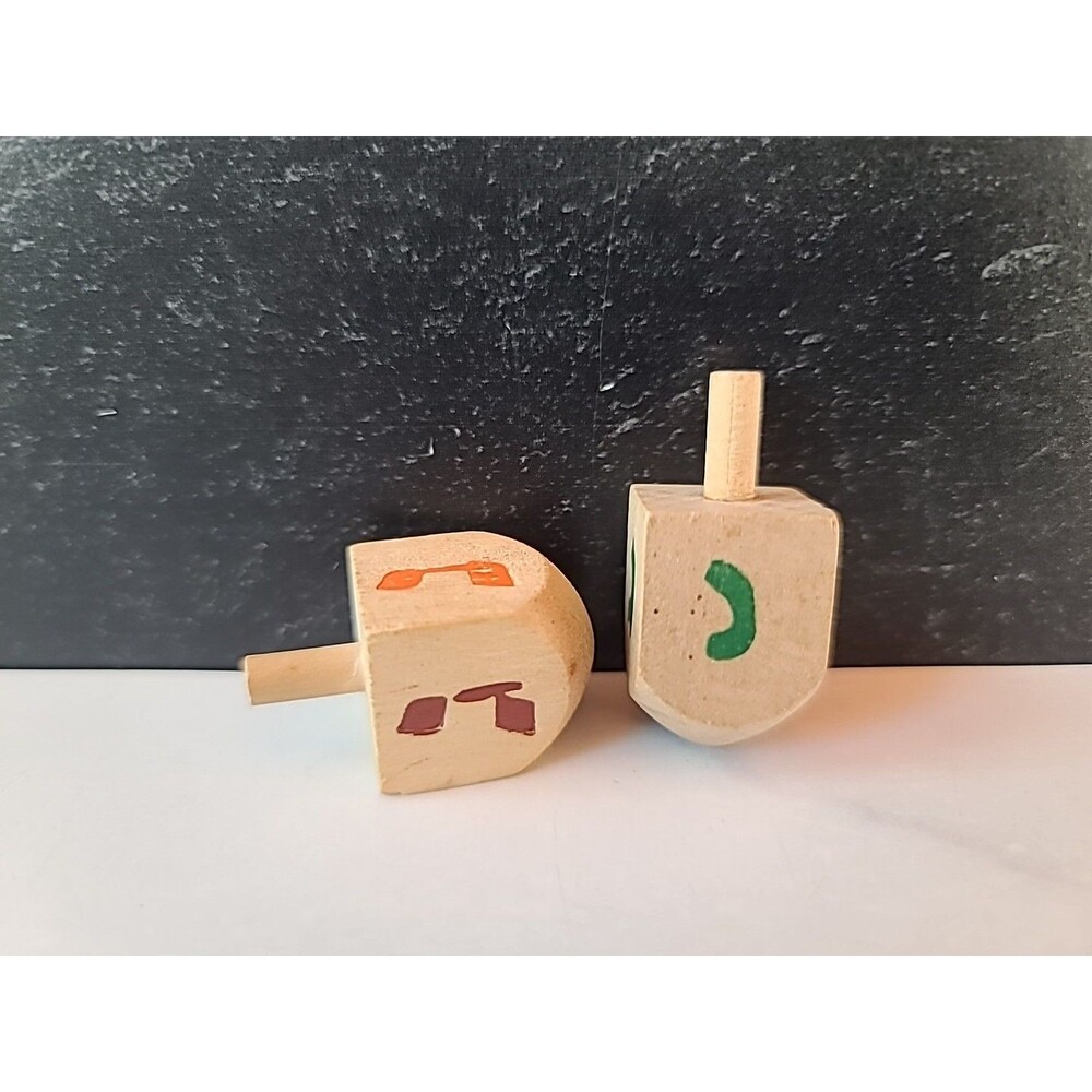 Wooden Dreidels USED